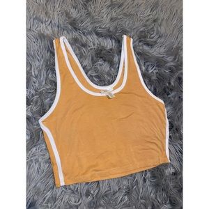 Mustard Crop Top